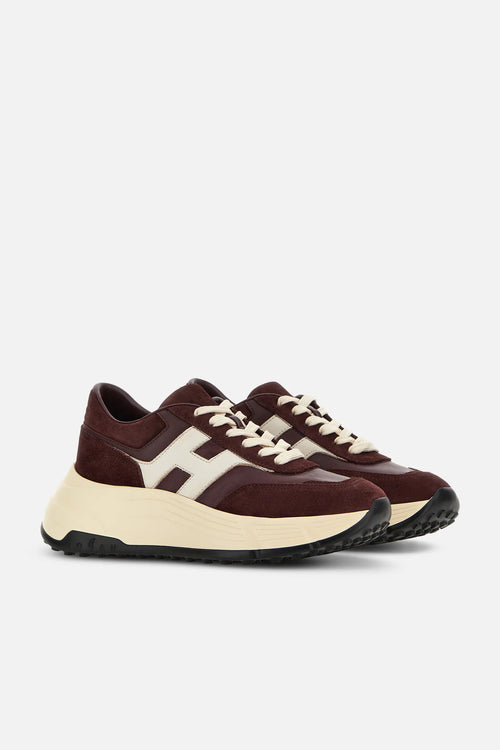 Hogan Sneaker Hi-Fi Bordeaux Donna-2