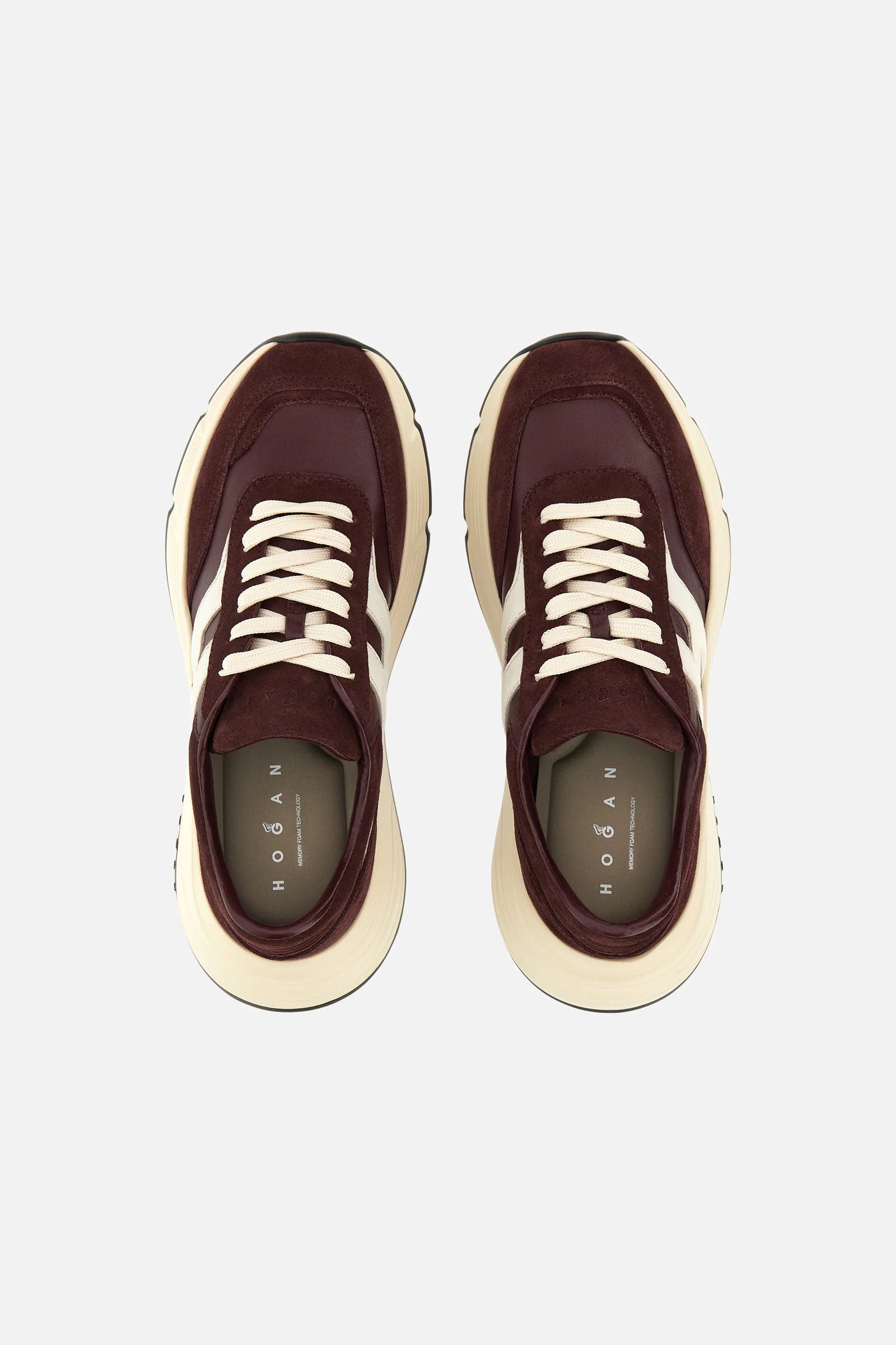 Hogan Sneaker Hi-Fi Bordeaux Donna-5