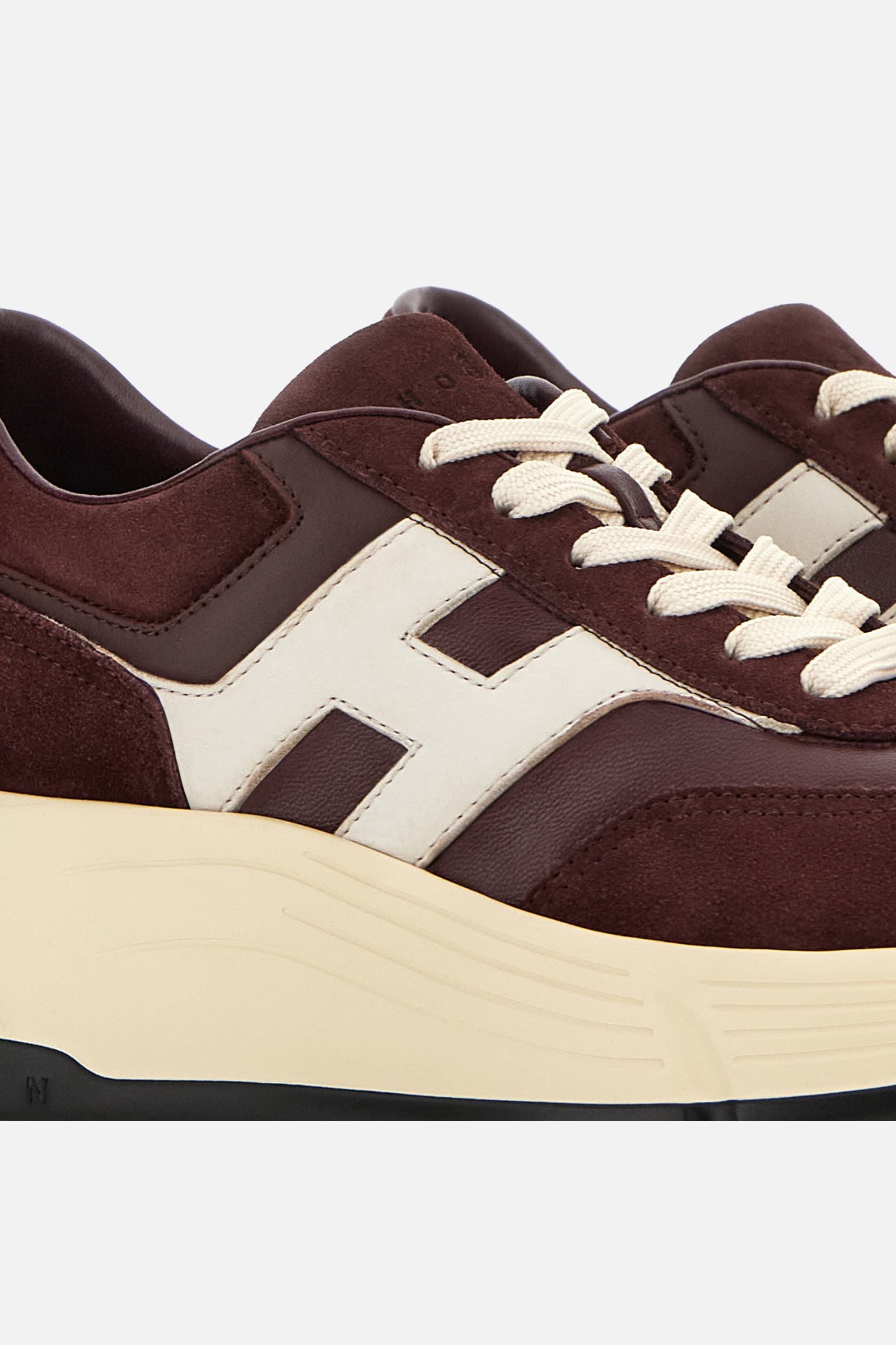 Hogan Sneaker Hi-Fi Bordeaux Donna-6