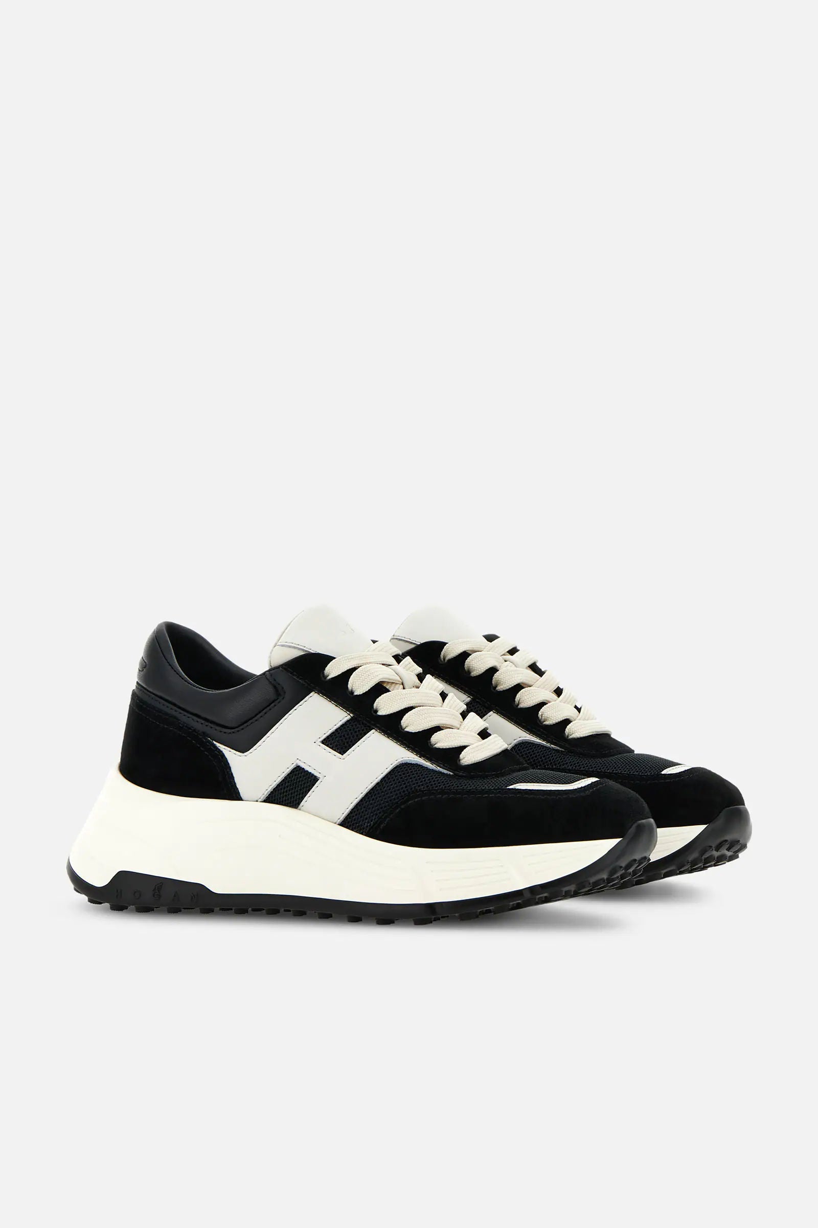 Hogan Sneaker Hi-Fi Nero/bianco Donna-2