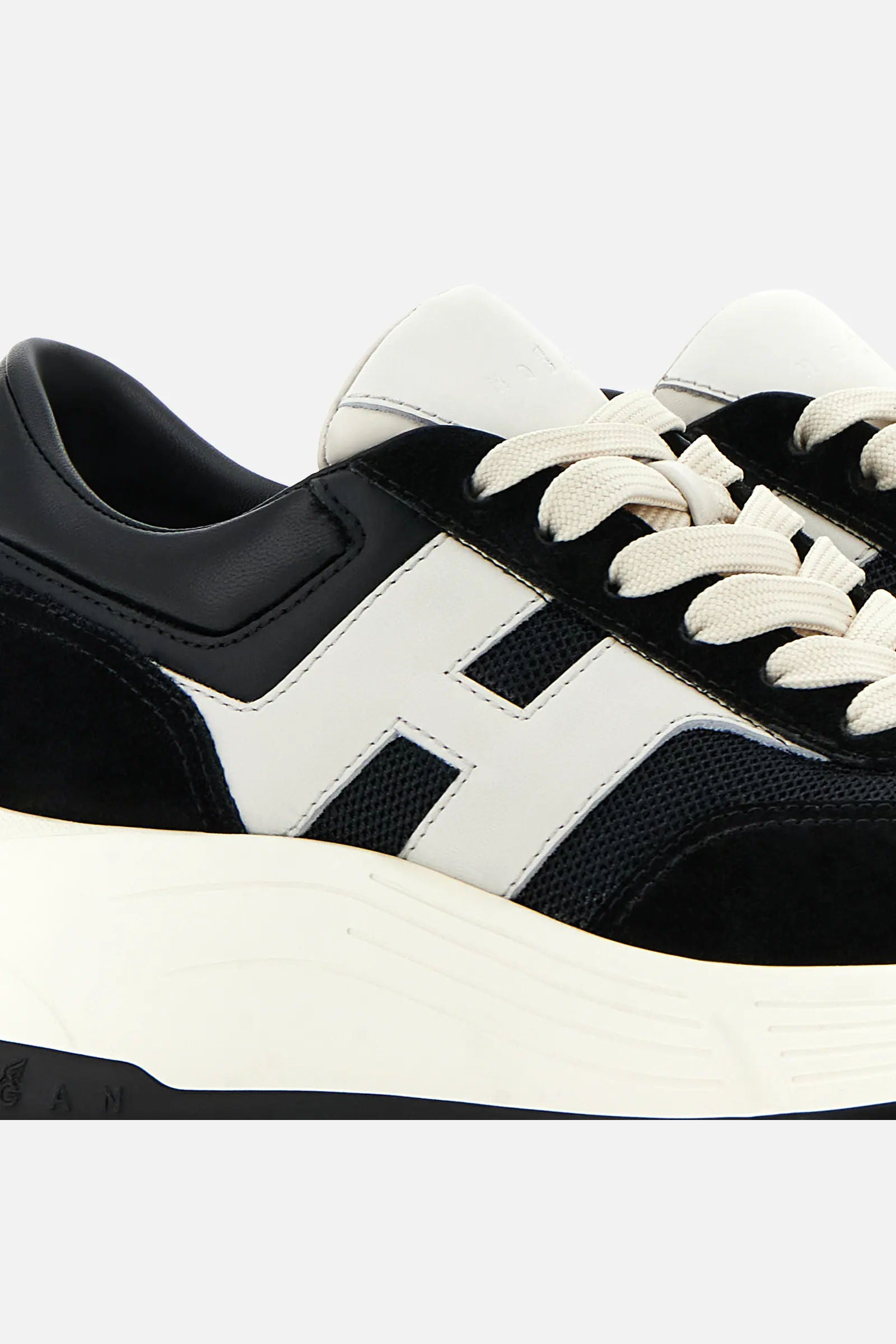 Hogan Sneaker Hi-Fi Nero/bianco Donna-6