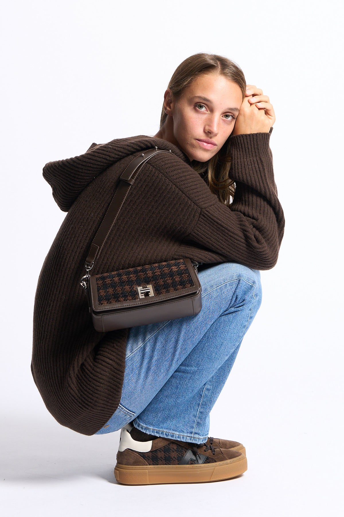 Hogan Women's Brown Mini Flap Bag PDP-3