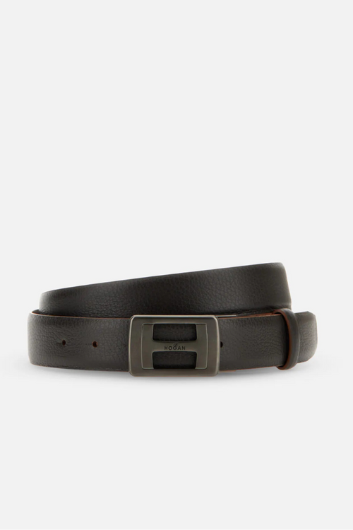 Hogan Hammered Belt Moro Men