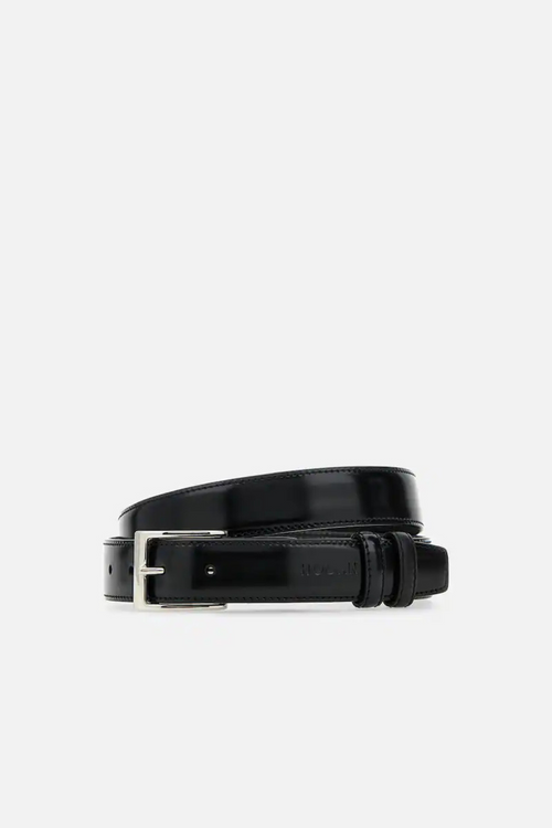 Hogan Brushed Belt Black Men