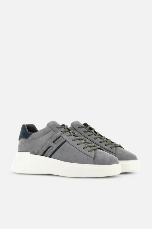 Hogan Sneaker H580 Slash Grigio/Blu Uomo-2