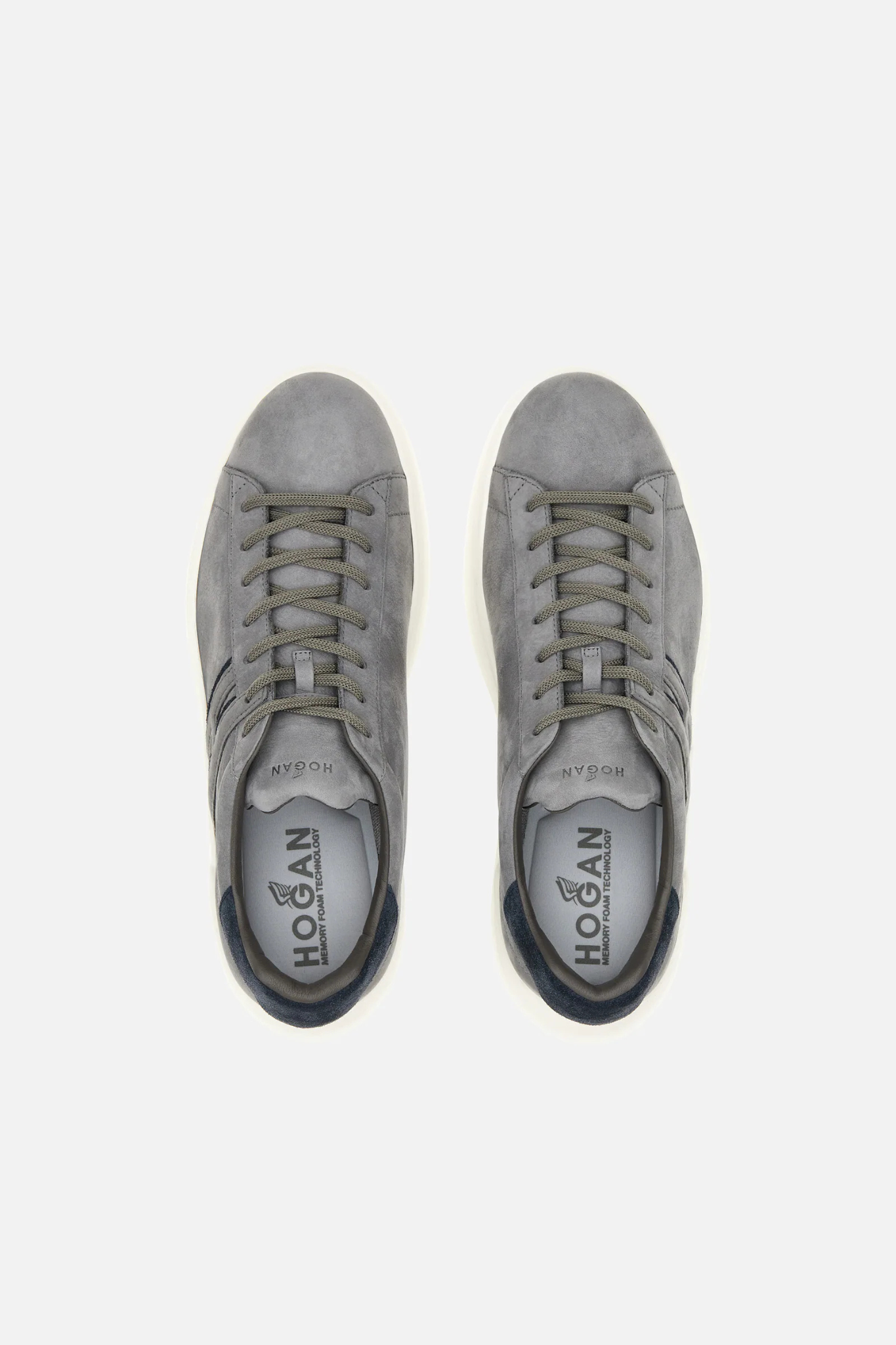 Hogan Sneaker H580 Slash Grigio/Blu Uomo-5