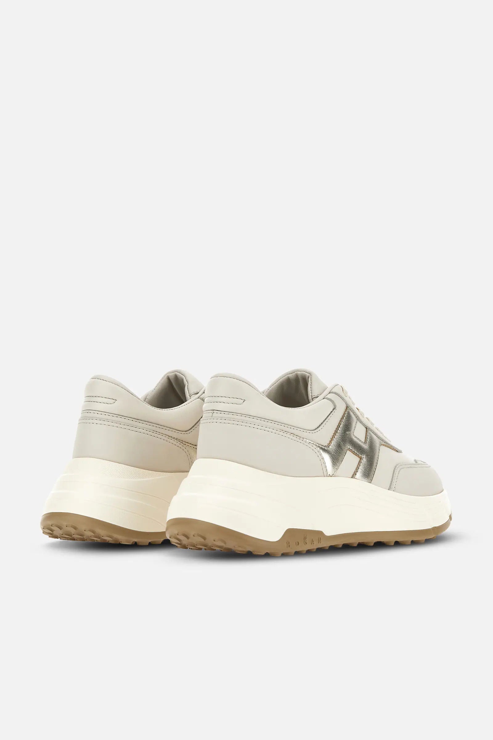 Hogan Sneaker Hi-Fi Avorio/Platino Donna-4