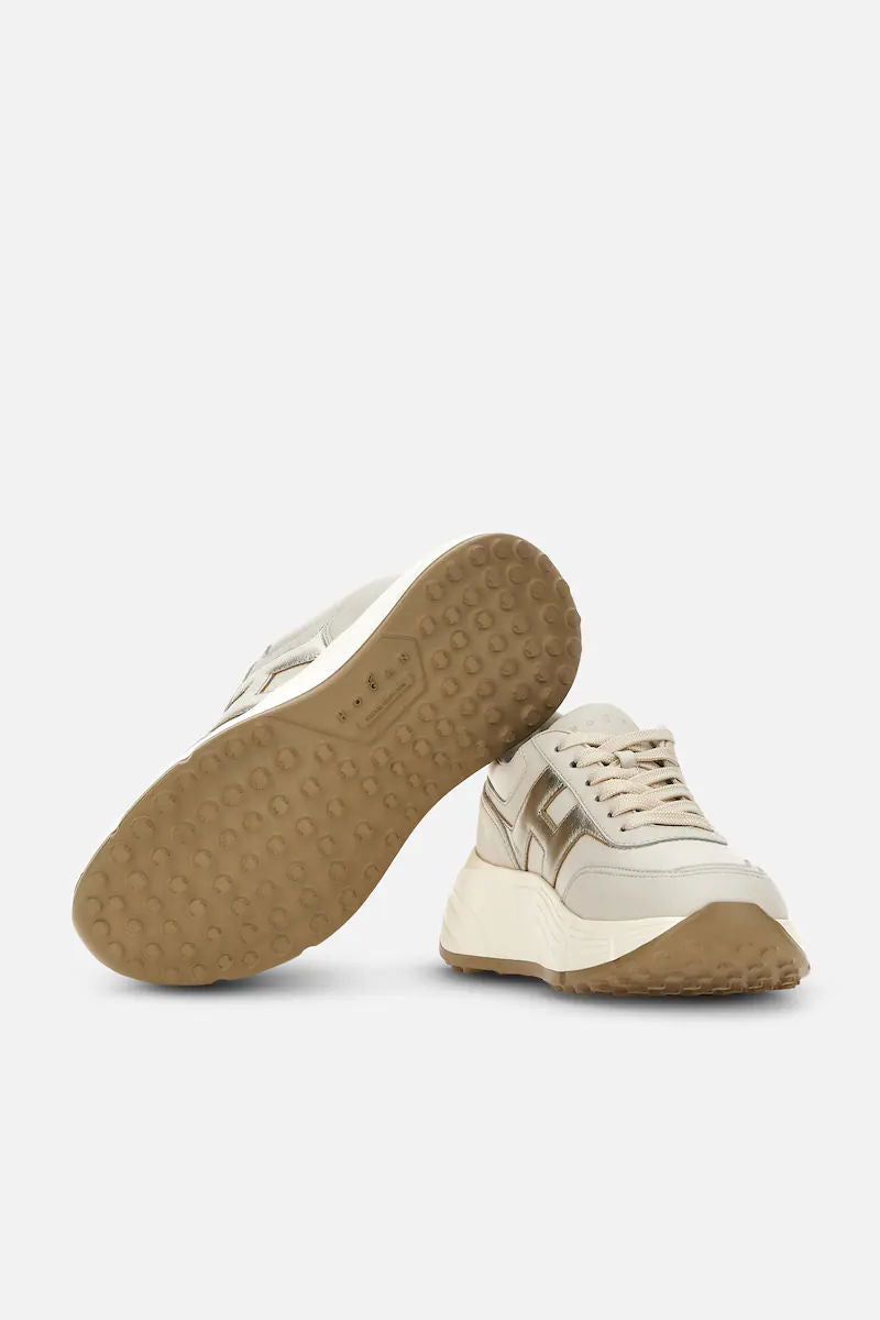 Hogan Sneaker Hi-Fi Avorio/Platino Donna-5