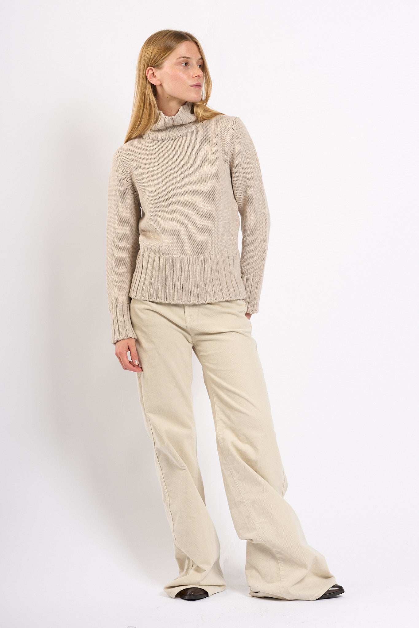 Intrecci Milano Dolcevita Naturale Donna-8