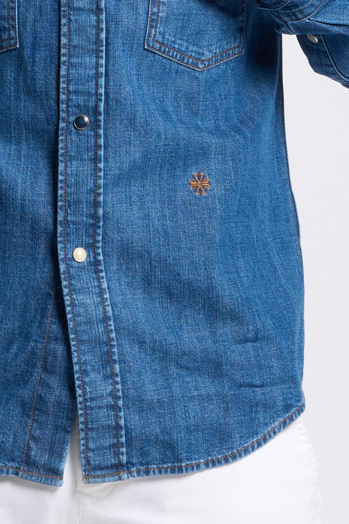 Jacob Cohen Men's Lightweight Denim Shirt-4