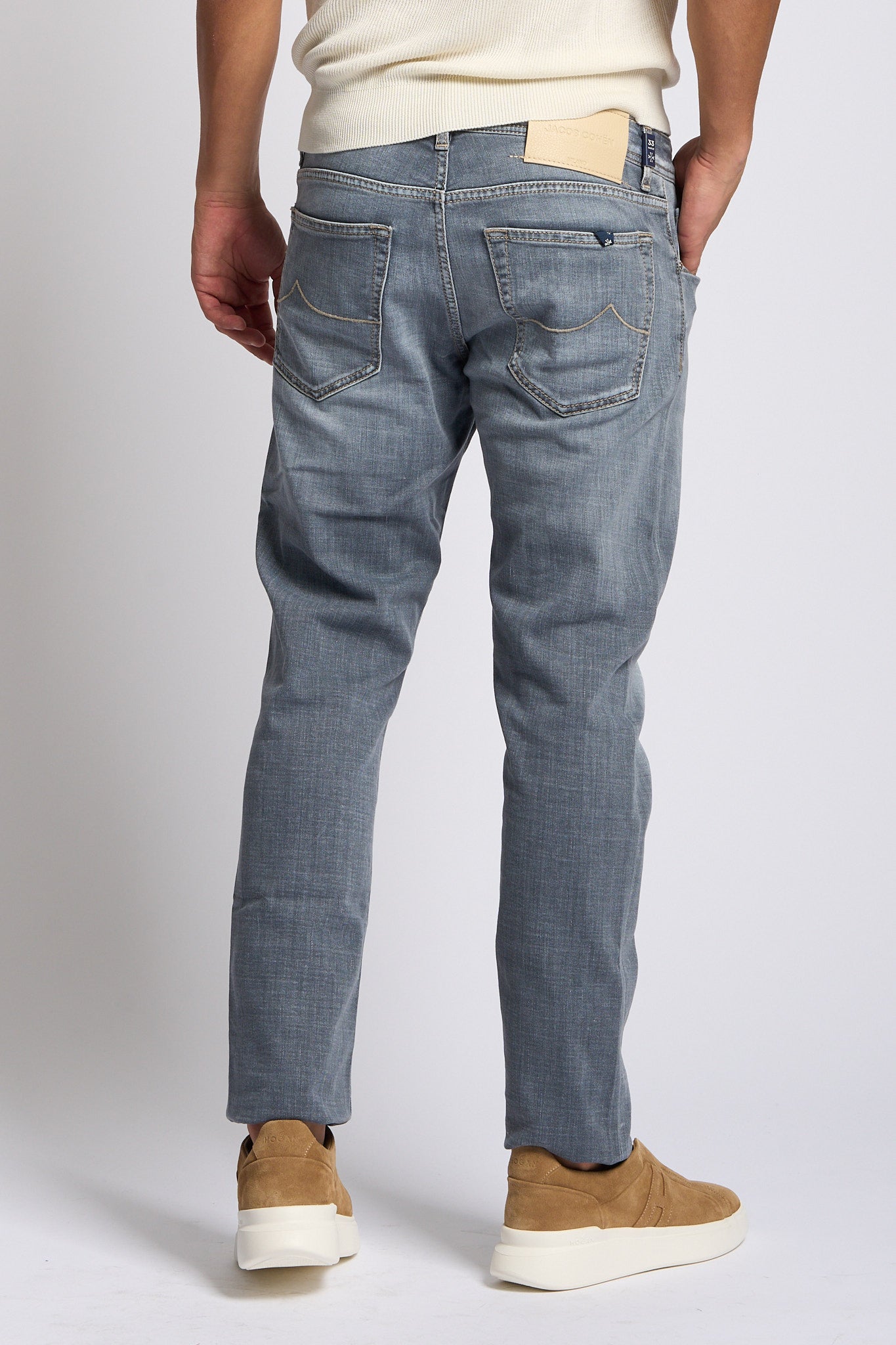 Jacob Cohen Jeans NICK SLIM Grigio Uomo-4