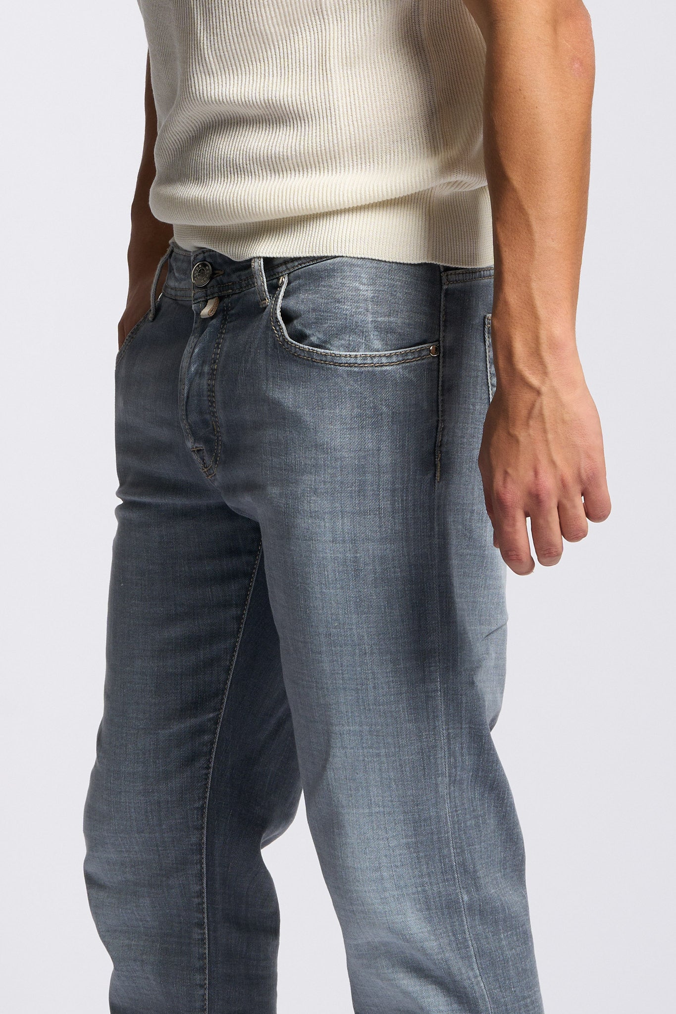 Jacob Cohen Jeans NICK SLIM Grigio Uomo-5