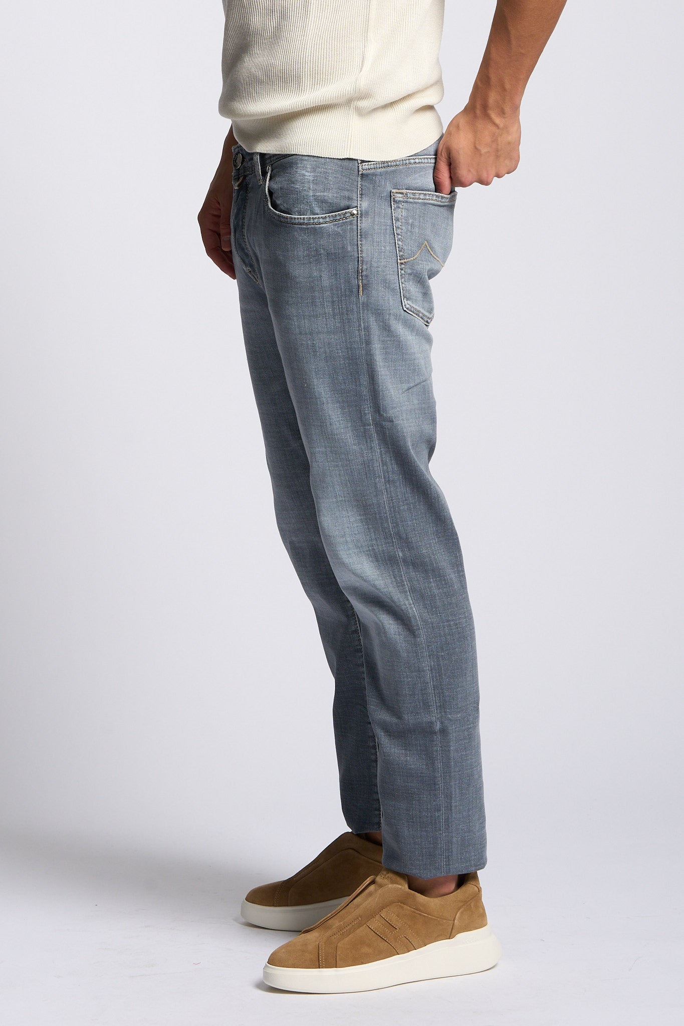 Jacob Cohen Jeans NICK SLIM Grigio Uomo-6