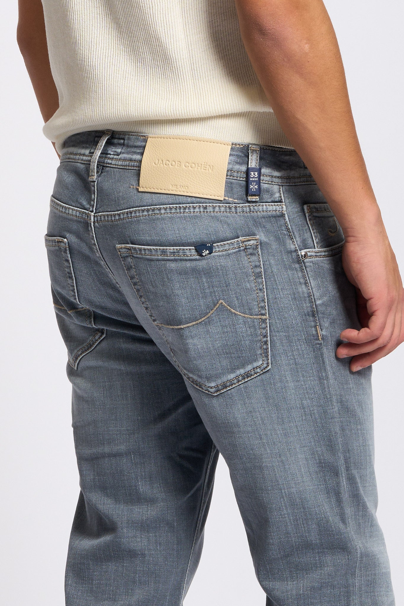 Jacob Cohen Jeans NICK SLIM Grigio Uomo-2