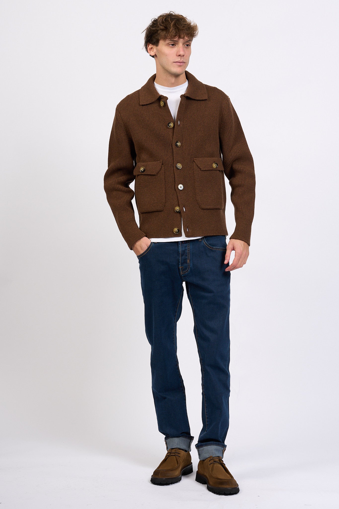 Jacob Cohen Jeans Nick Rinse Blu Scuro Uomo-3