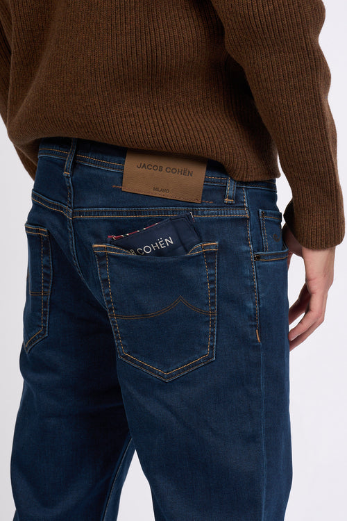 Jacob Cohen Jeans Nick Rinse Blu Scuro Uomo-2
