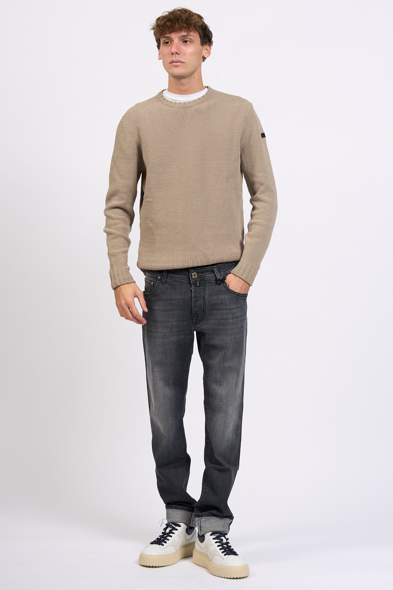 Jacob Cohen Jeans Nick Vintage Nero Uomo-3