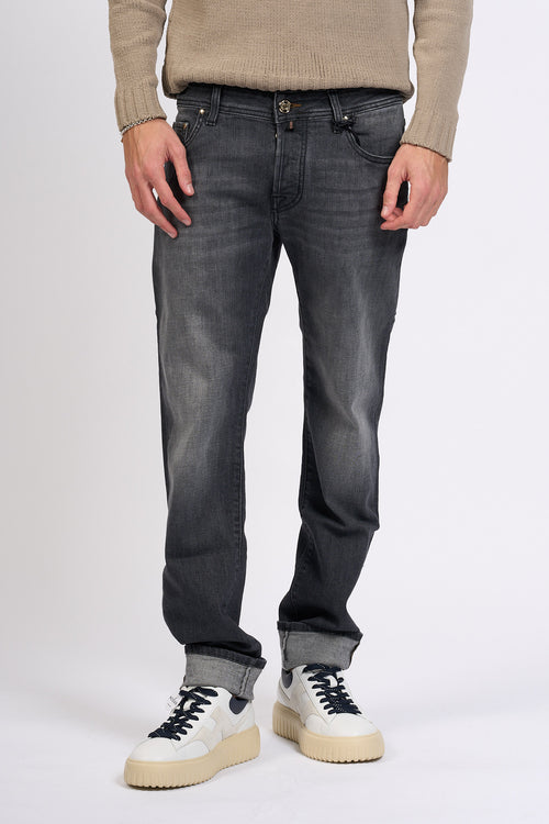 Jacob Cohen Jeans Nick Vintage Nero Uomo