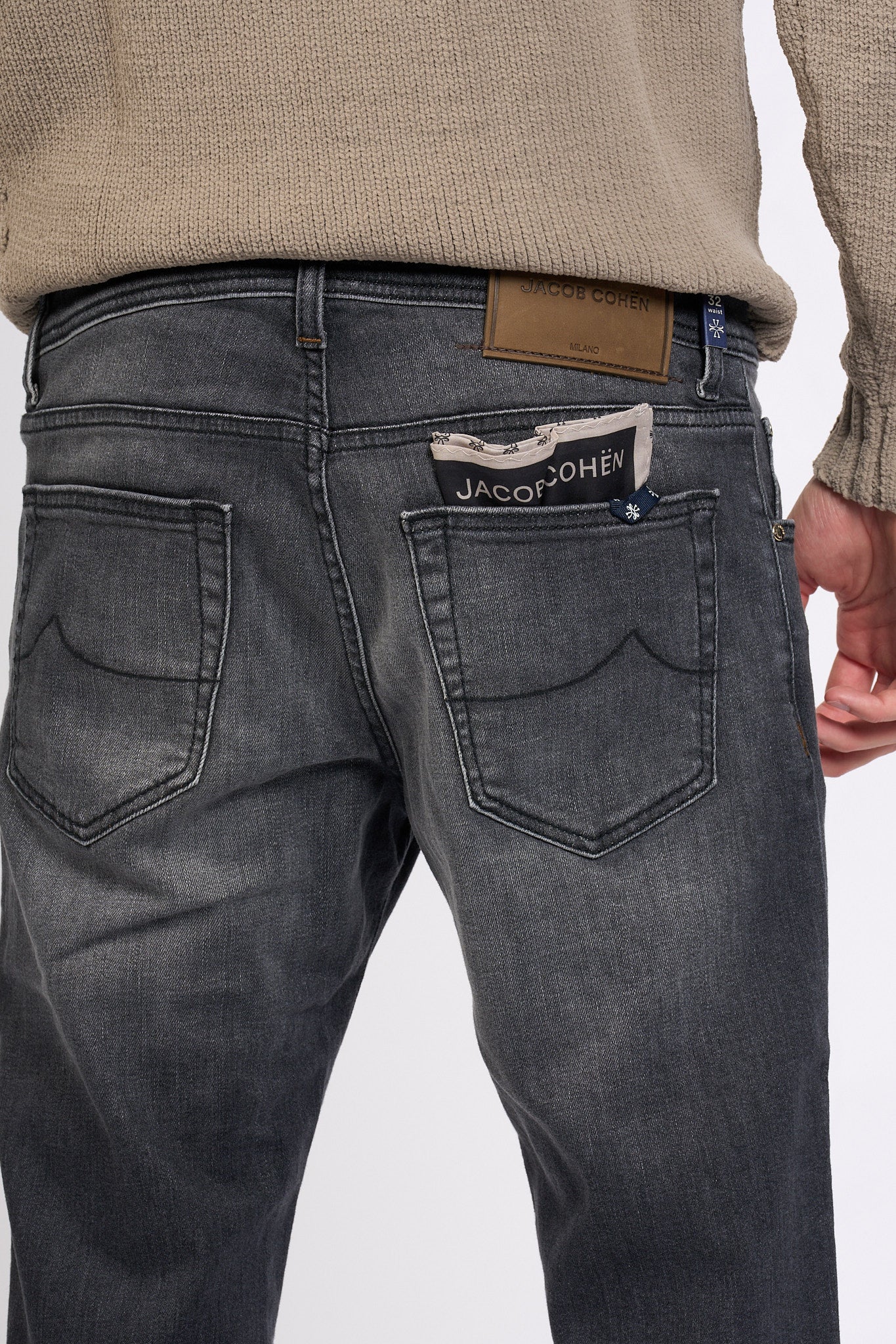 Jacob Cohen Jeans Nick Vintage Nero Uomo-2