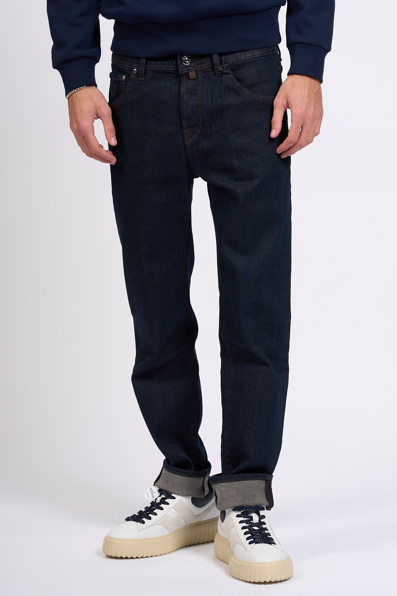 Jacob Cohen Jeans Scott Rinse Blu scuro Uomo-5
