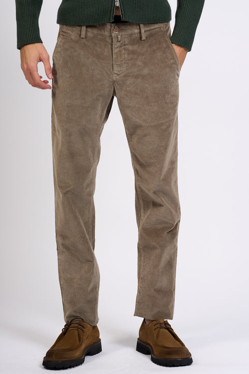 Jacob Cohen Pantalone Bobby Velluto Tortora Uomo