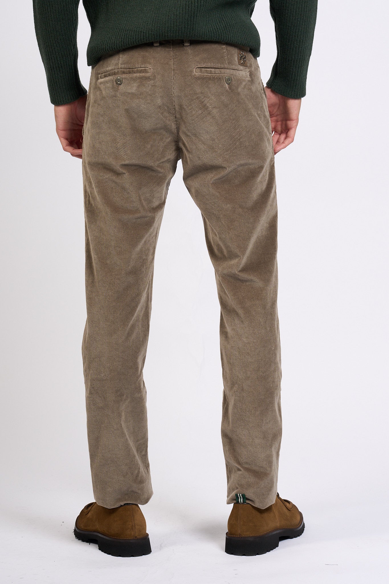 Jacob Cohen Pantalone Bobby Velluto Tortora Uomo-6