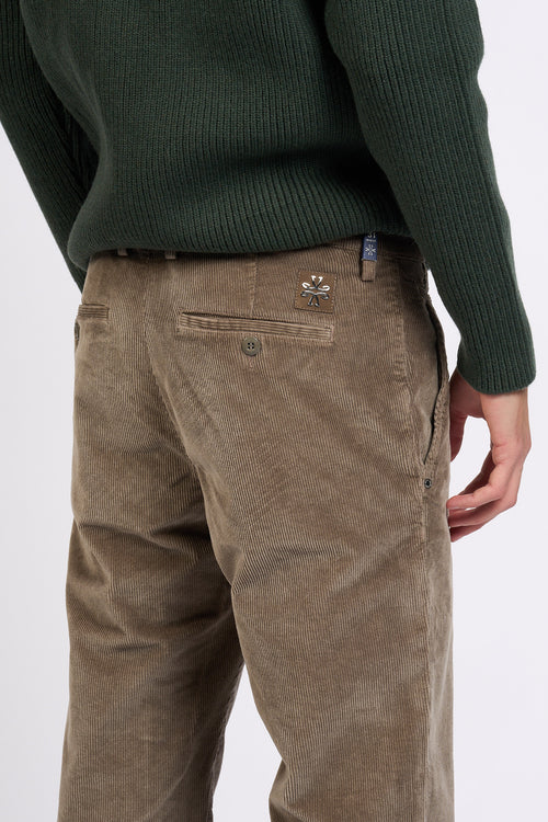 Jacob Cohen Pantalone Bobby Velluto Tortora Uomo-2