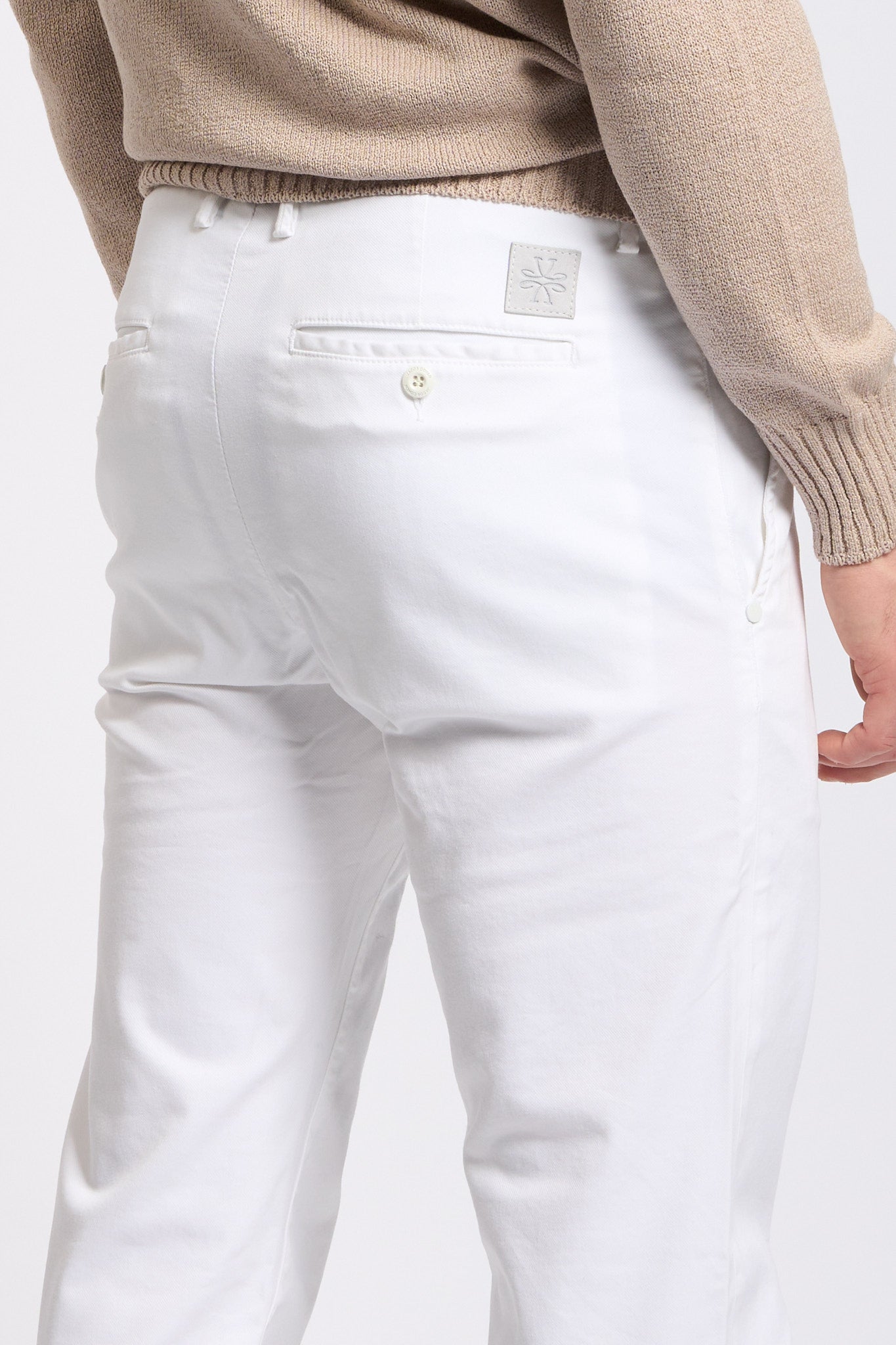 Jacob Cohen Pantalone Bobby Slim Bianco Uomo-2