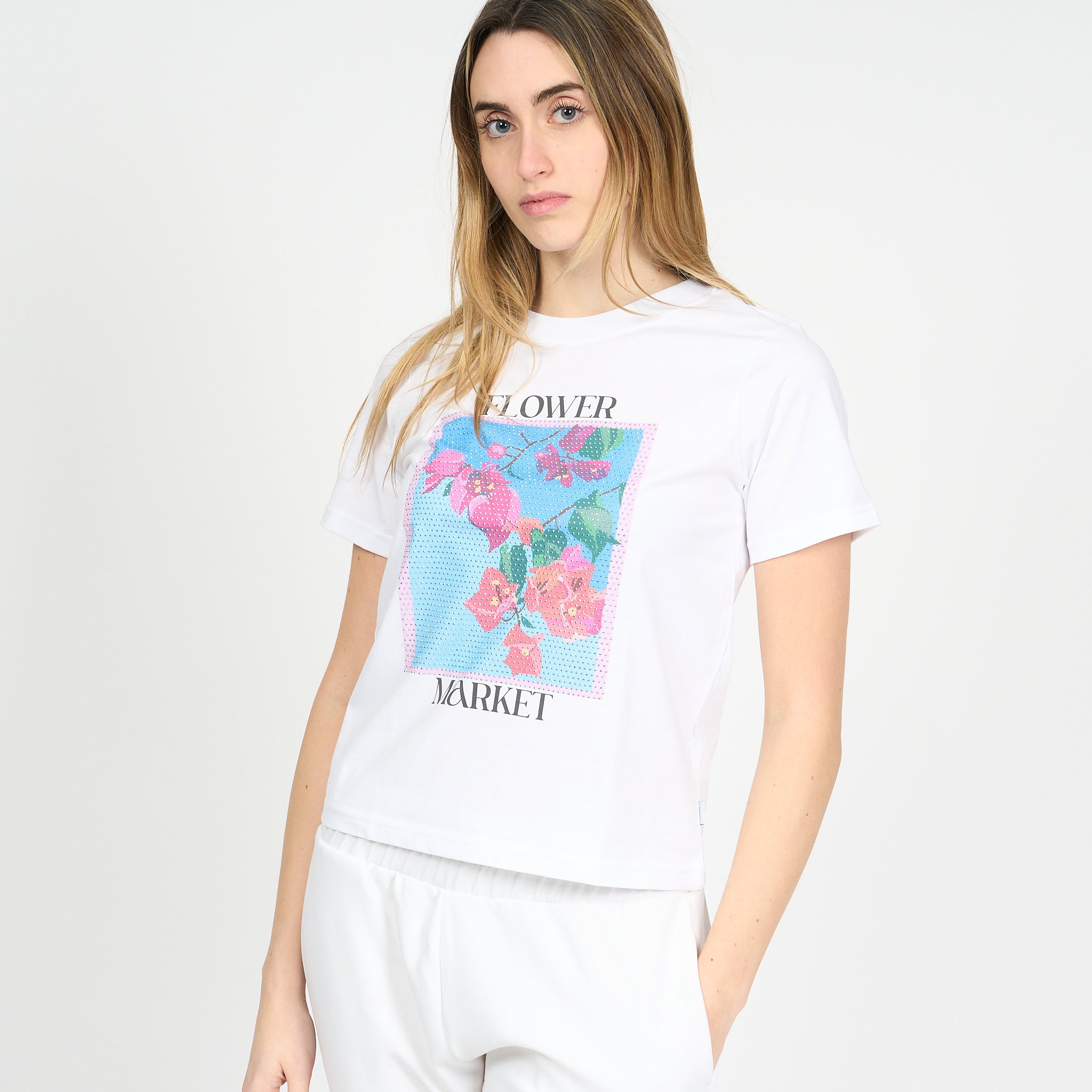 Ko Samui T-shirt Rosemark Bianco Donna-5