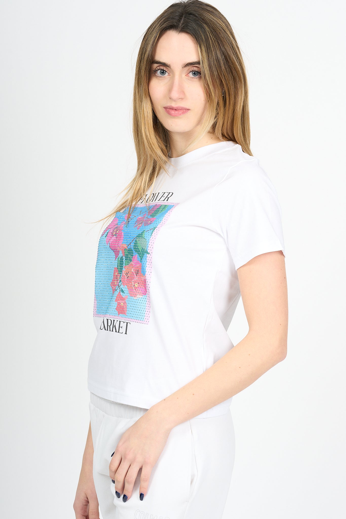 Ko Samui T-shirt Rosemark Bianco Donna-3