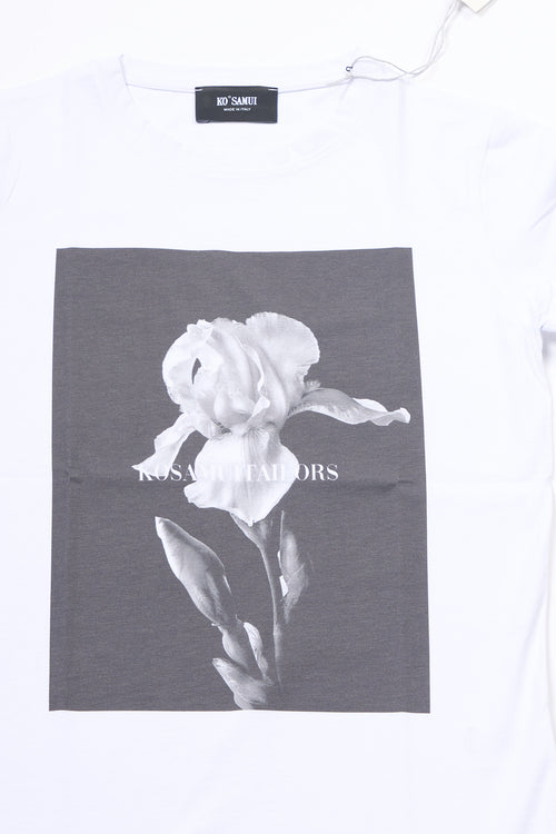 Ko samui T Shirt Iris Bianco/Nero Donna-2