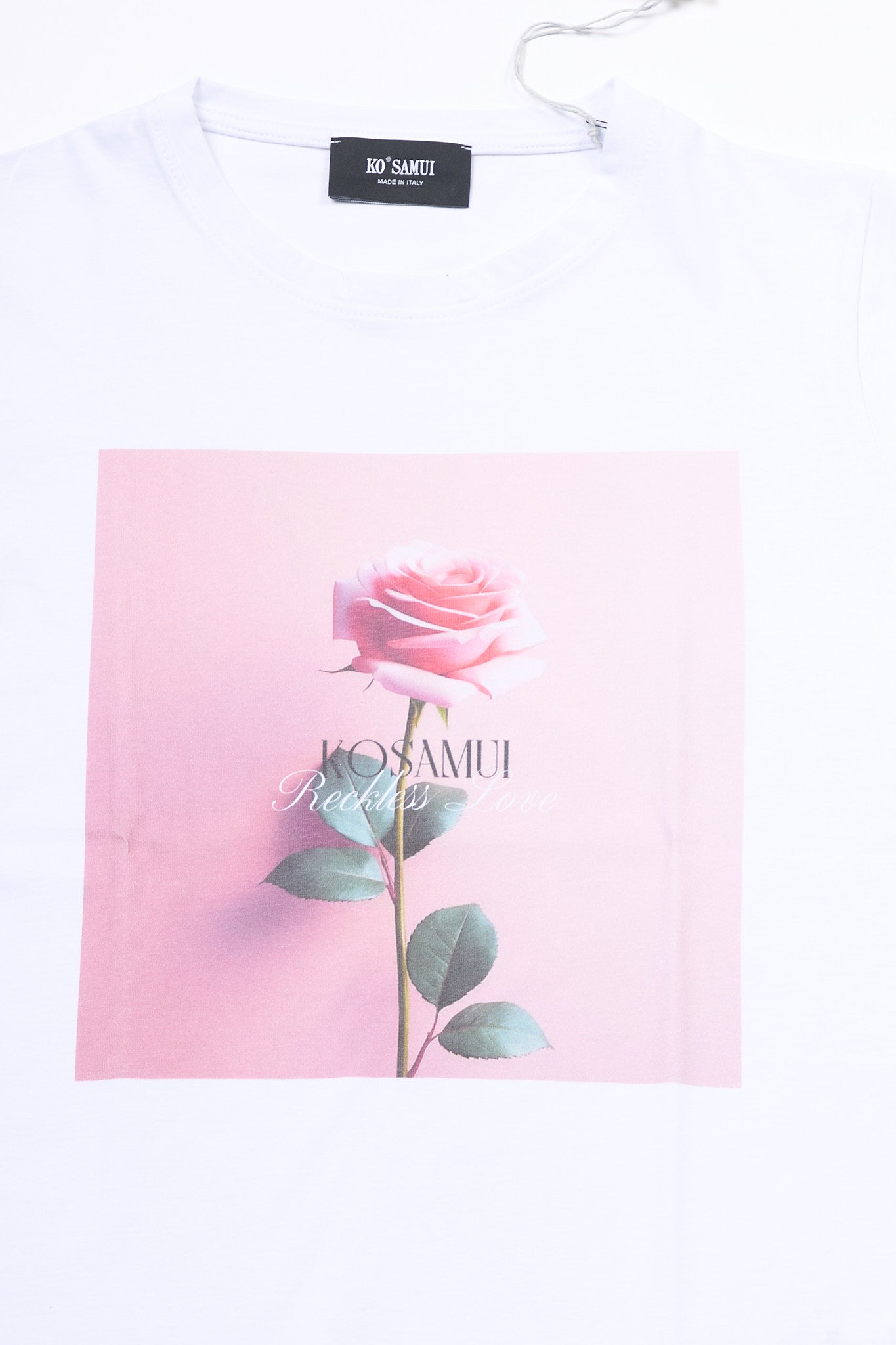 Ko samui T Shirt con Fiore Rosa Donna-2