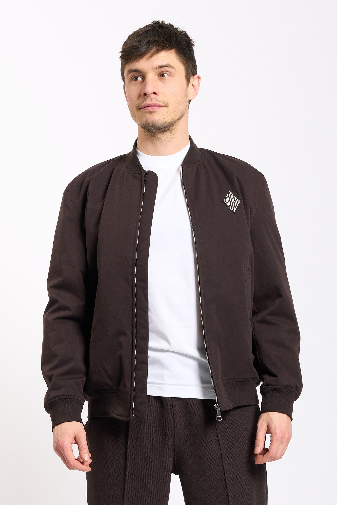 Lacoste Bomber Marrone Uomo-1