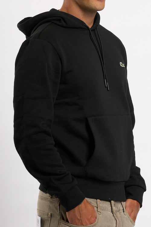 Lacoste Felpa Cappuccio Nero Uomo