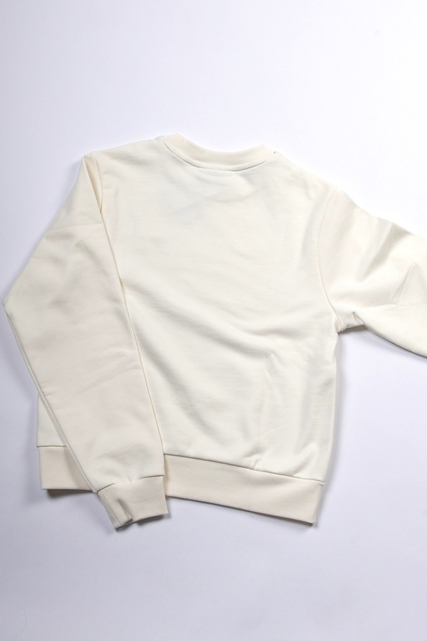 Lacoste Felpa Girocollo Bianco Donna-4