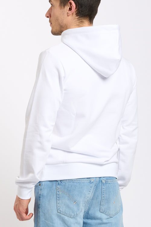 Lacoste Felpa con Cappuccio Bianco Uomo-2