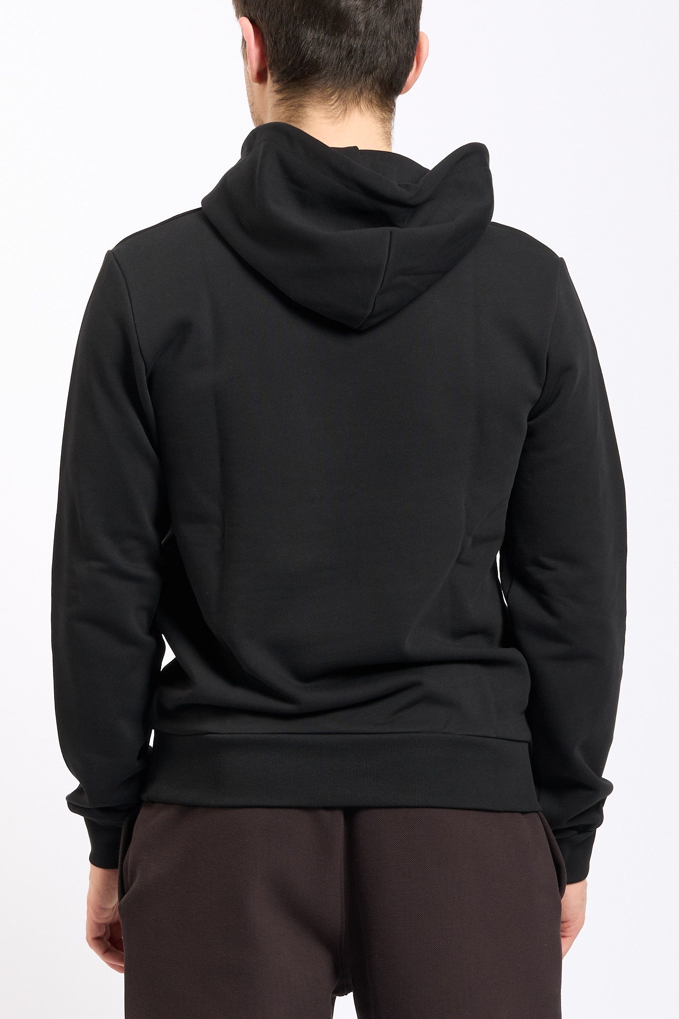 Lacoste Felpa con Cappuccio Nero Uomo-4