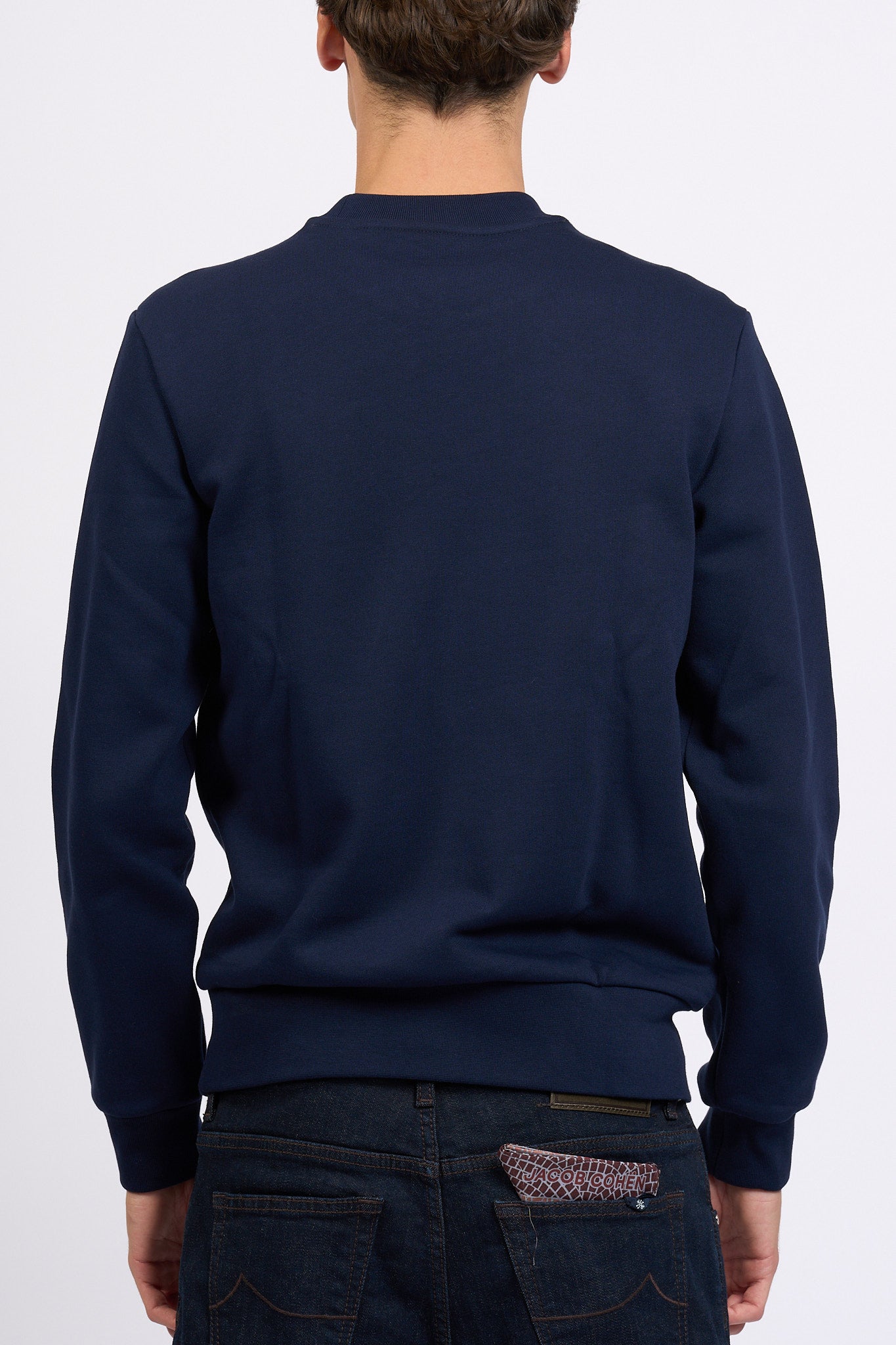 Lacoste Felpa in Pile Blu Uomo-3