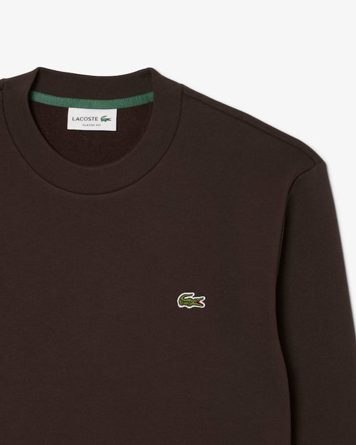 Lacoste Felpa in Pile Marrone Uomo-2