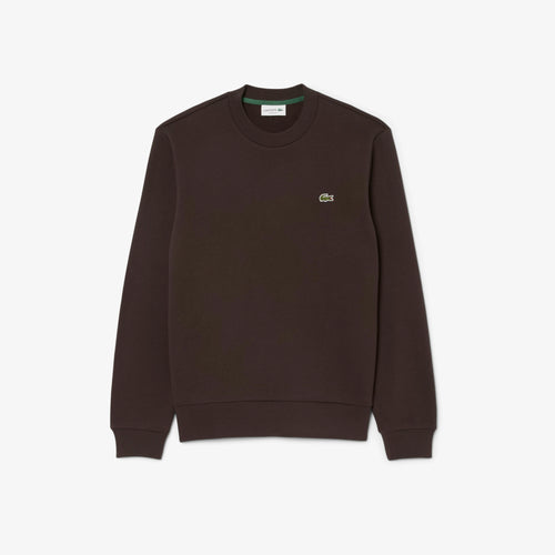 Lacoste Felpa in Pile Marrone Uomo