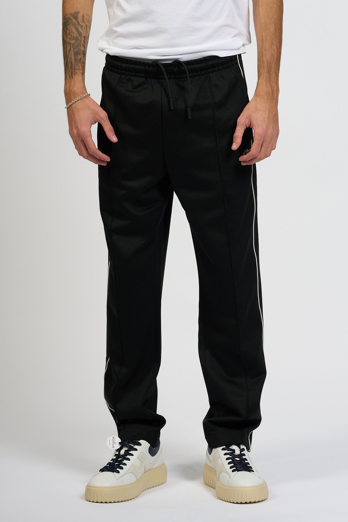 Lacoste Pantaloni Tuta Nero Uomo-5