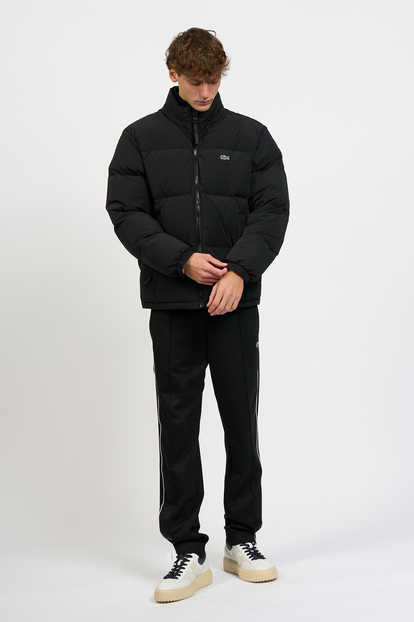 Lacoste Piumino Nero Uomo-7