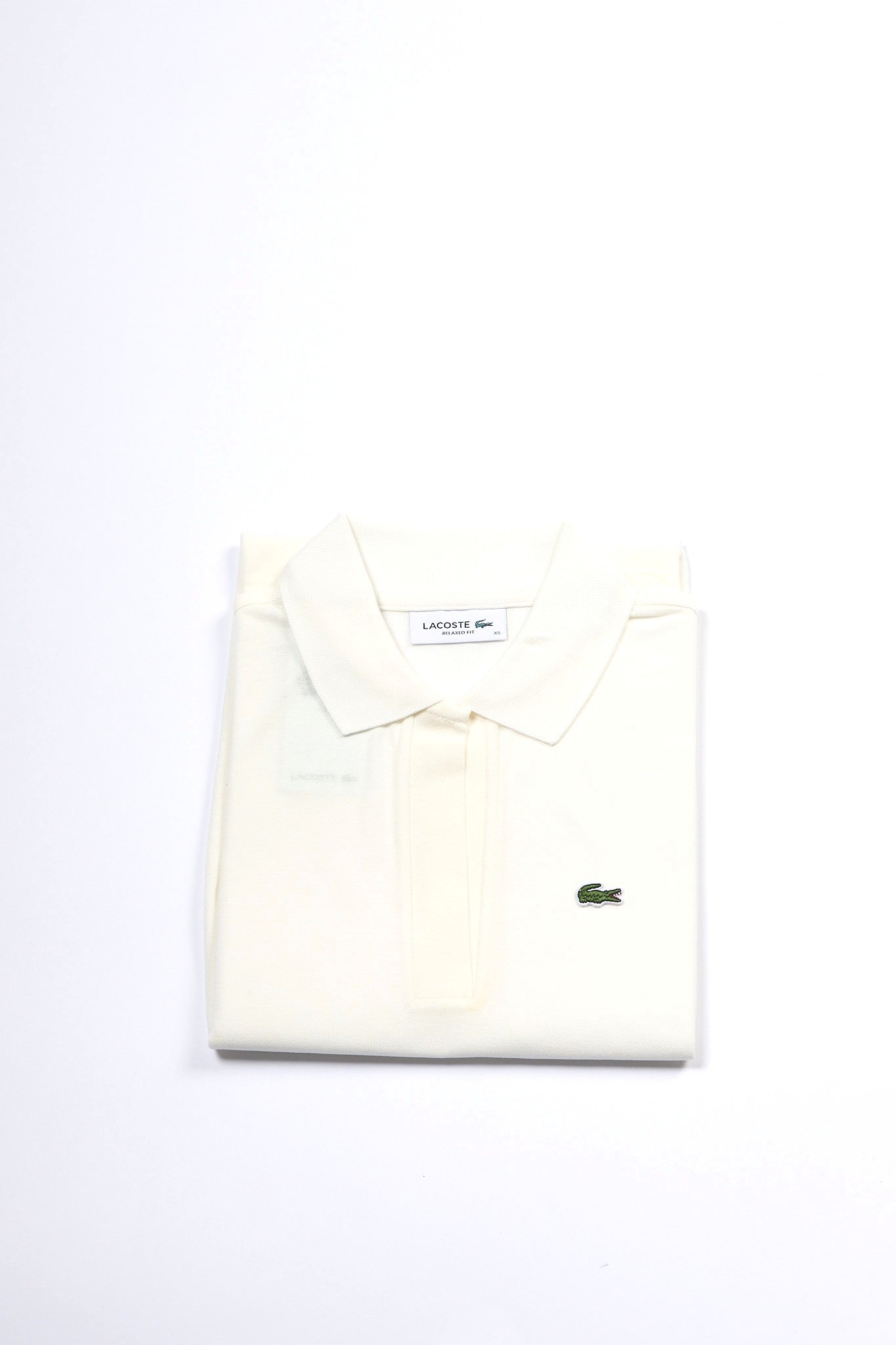 Lacoste Polo Fluida Over Bianco Donna-1