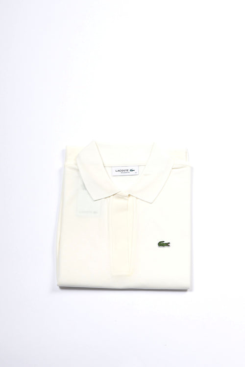 Lacoste Polo Fluida Over Bianco Donna
