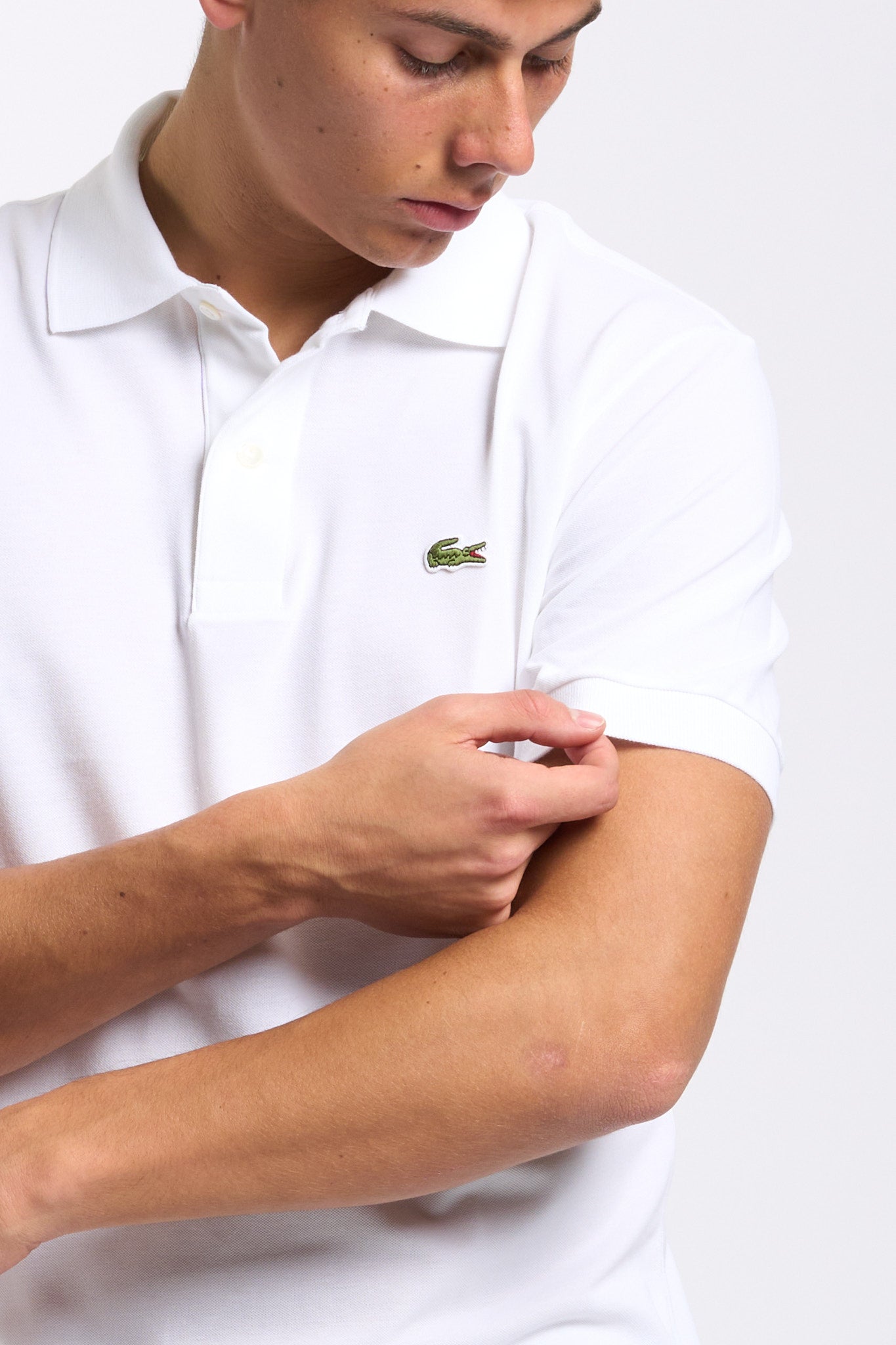 Lacoste Polo Leggera Bianco Uomo-3