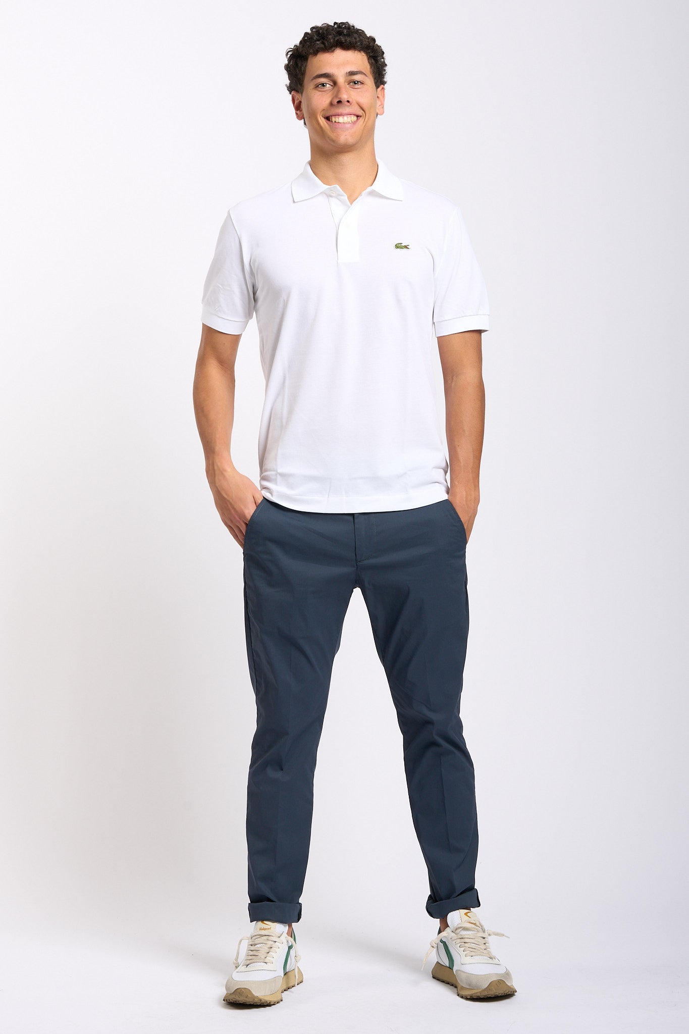 Lacoste Polo Leggera Bianco Uomo-6