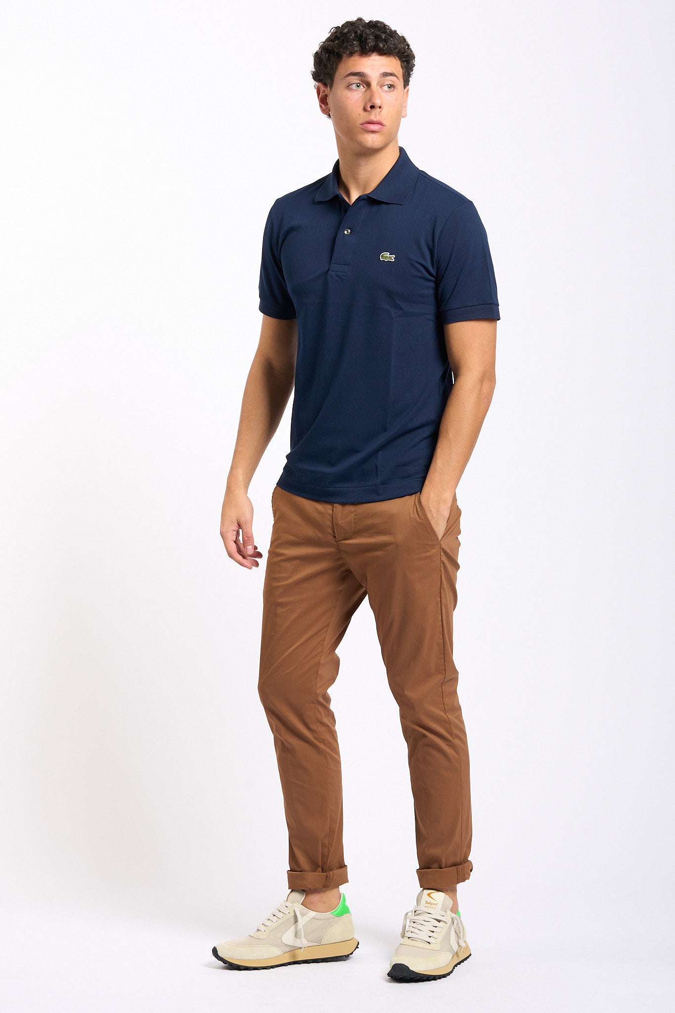 Lacoste Polo Leggera Blu Uomo-3