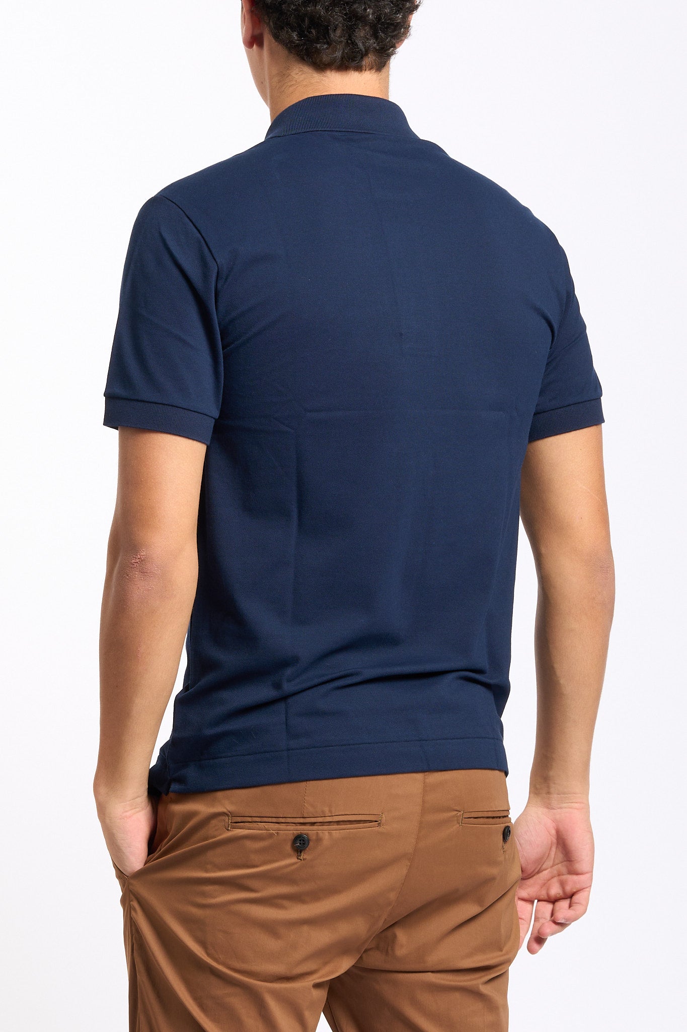 Lacoste Polo Leggera Blu Uomo-4