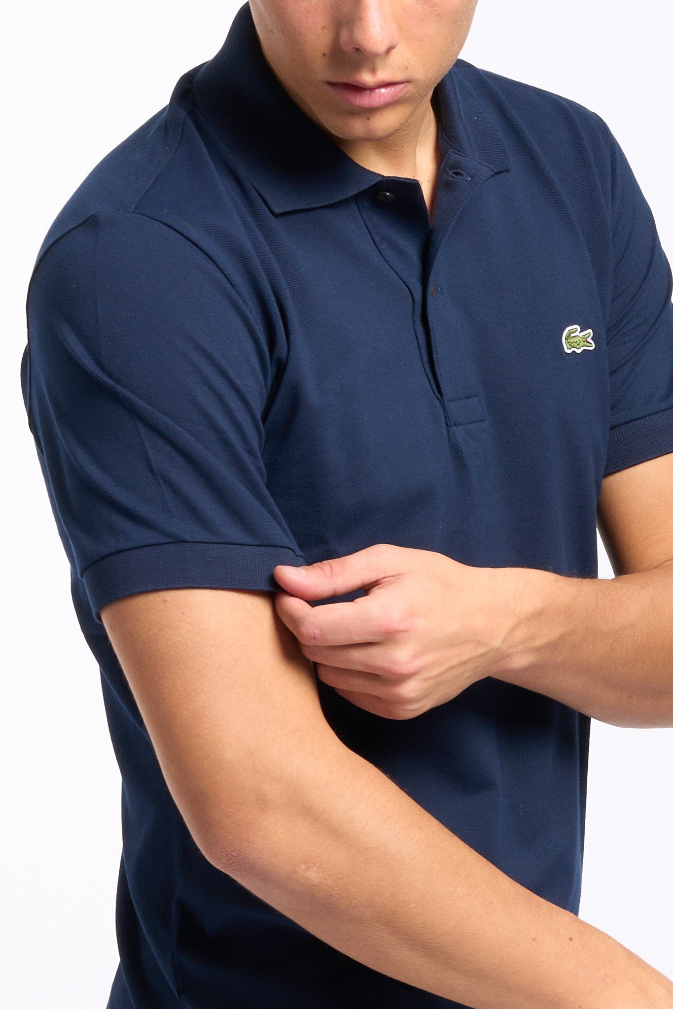 Lacoste Polo Leggera Blu Uomo-2