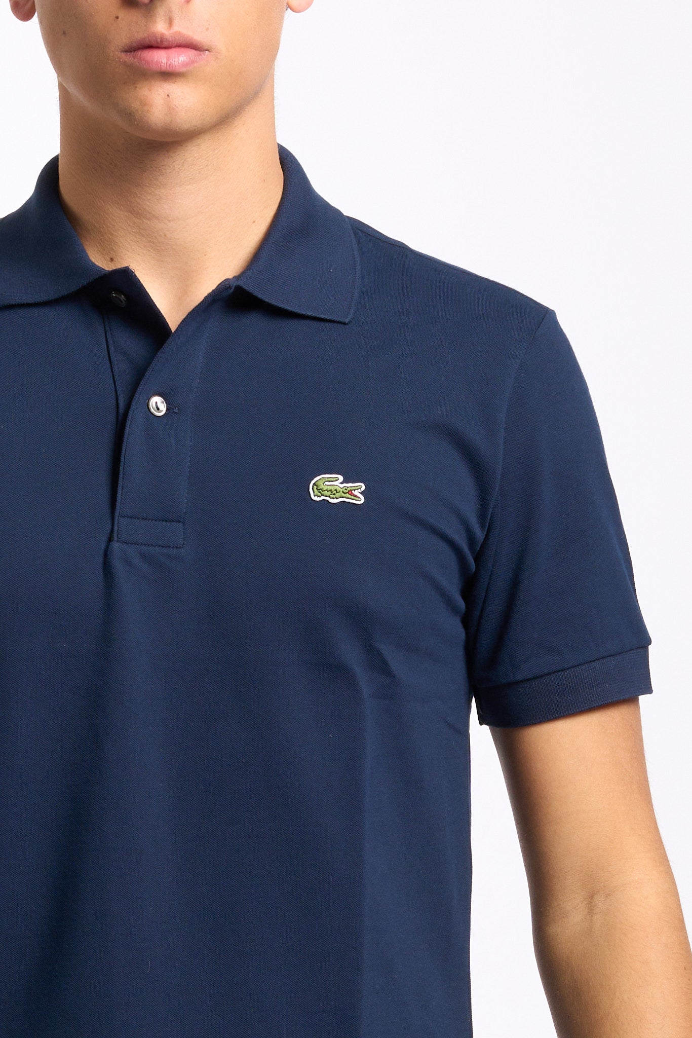 Lacoste Polo Leggera Blu Uomo-5